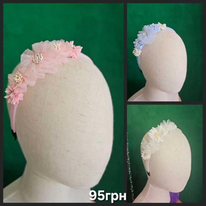 Детские заколки обруч ушки віночок для волосся резинки для девочки