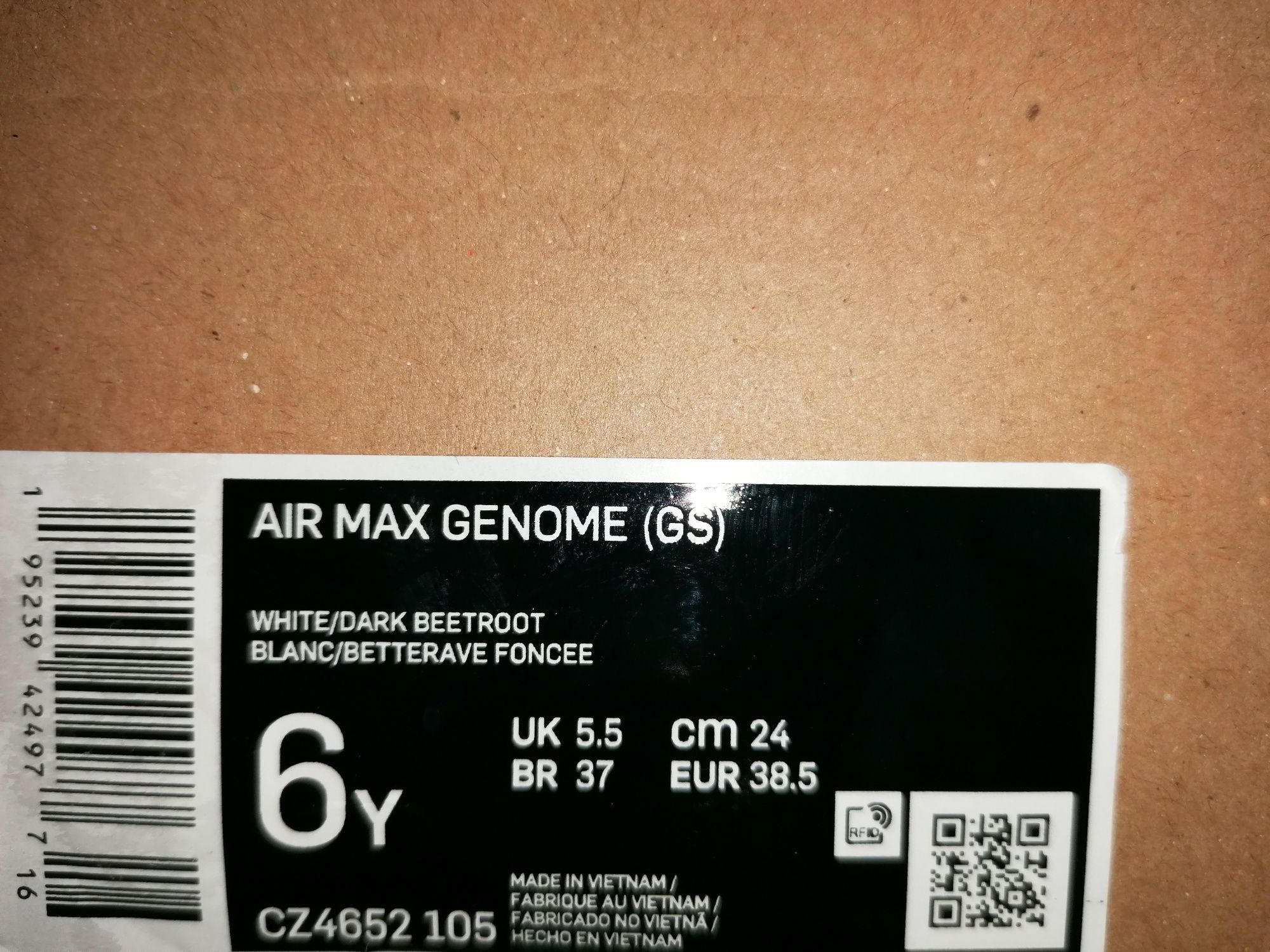 Nowe Nike air max genome 38.5