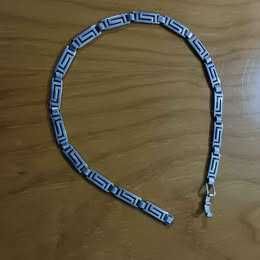 6 colares metálicos vintage/bijuteria *