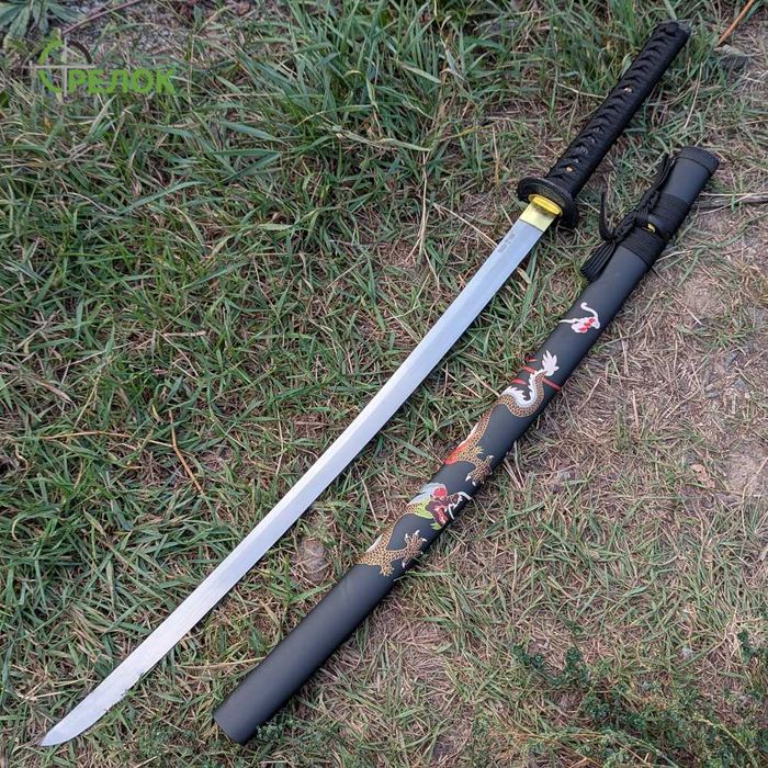 Самурайський меч катана Дракон сувенірний