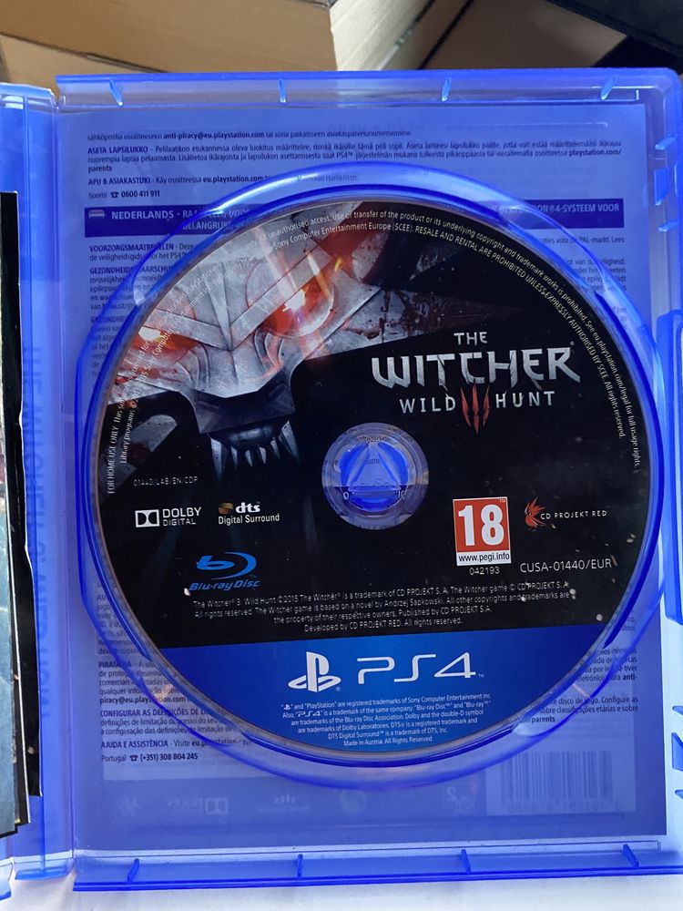 The Witcher 3 - Wild Hunt + Mapa + Cd Soundtrack