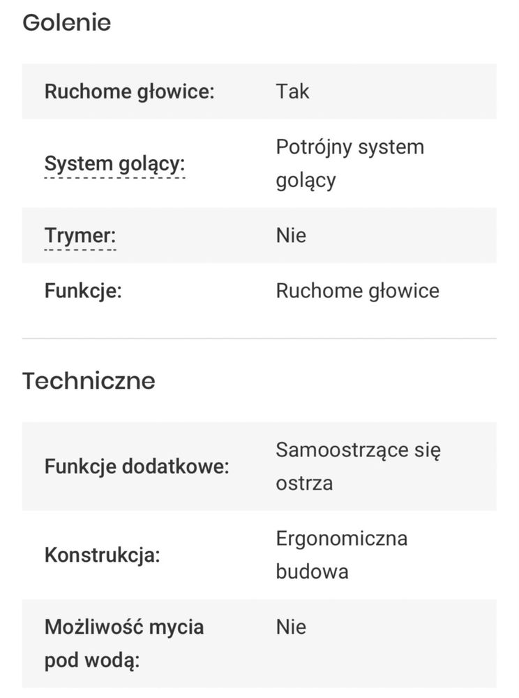 Golarka Philips S1100/04