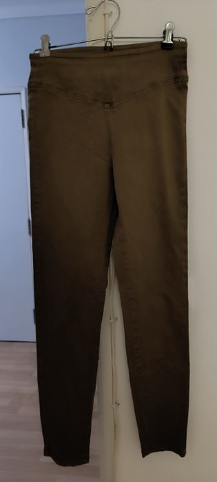 Calças caqui tamanho S, Calzedonia . Usadas