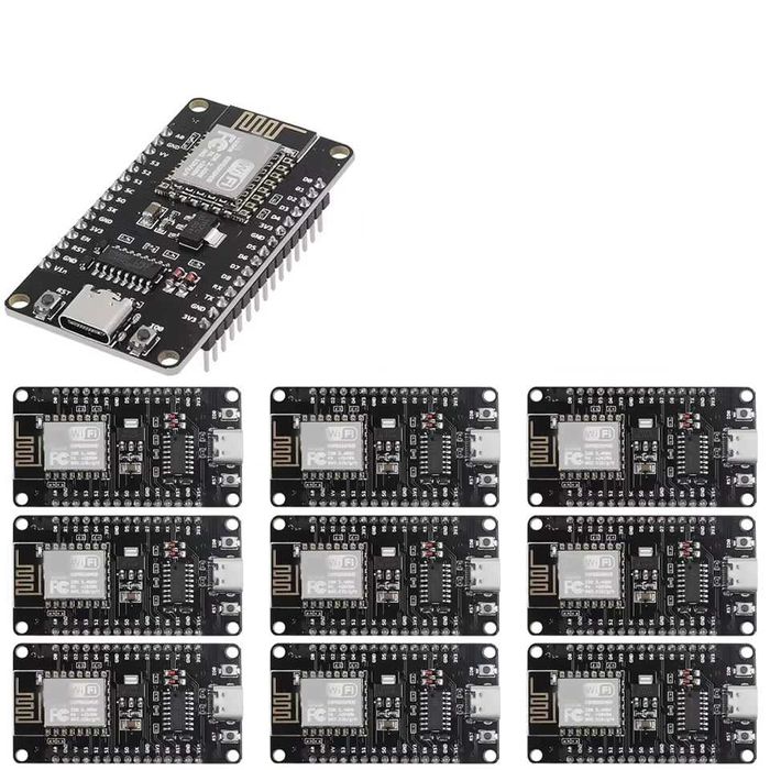 Kit 10x Módulos NodeMCU ESP8266 V3 (USB-C, CH340) – Novos