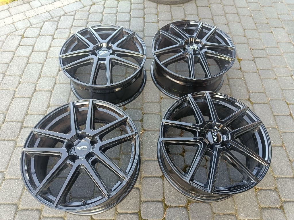 Felgi19 Platin 5*112 VW Skoda Seat Mercedes Czarne kpl