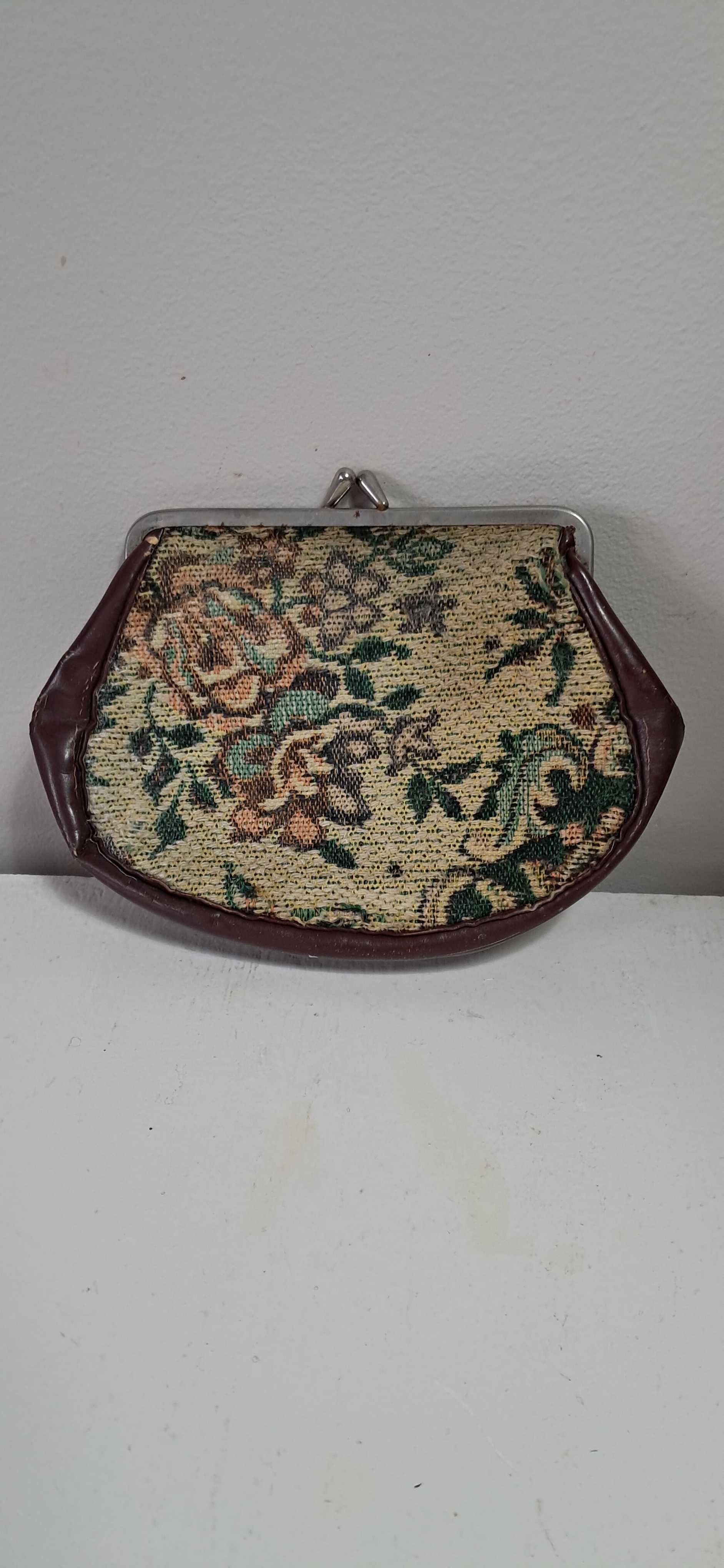 Portmonetka PRL Torebka Klamra Kosmetyczka Vintage