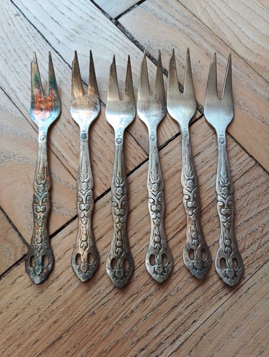 Widelczyki posrebrzane