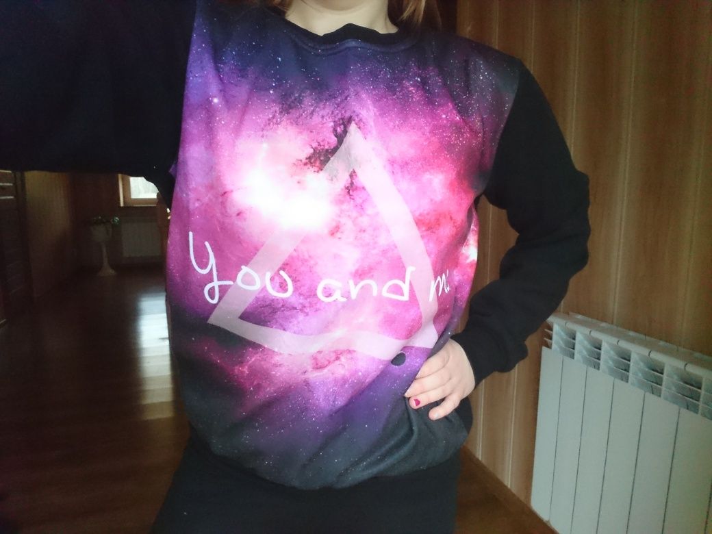 Bluza M/L galaxy you and me