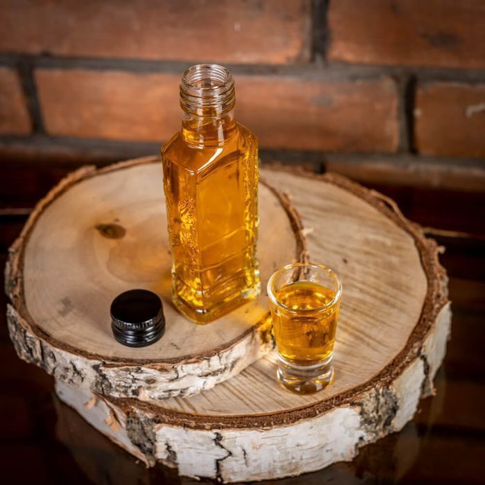 5x butelka MOSKWA 100 ml na whisky nalewki sok z zakrętką