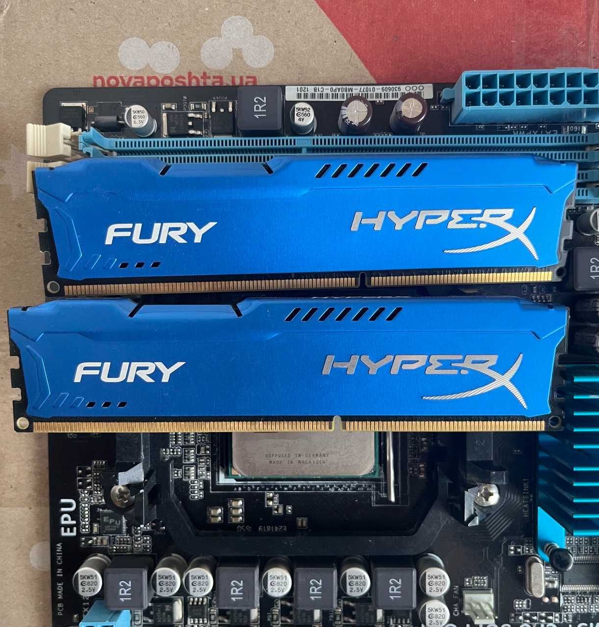 Asus M5A78L M LX3 sAM3+, AMD FX 8300, HyperX DDR3 1600 4096MB