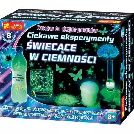 Ciekawe eksperymenty świecące w ciemności. Ranok-Creative