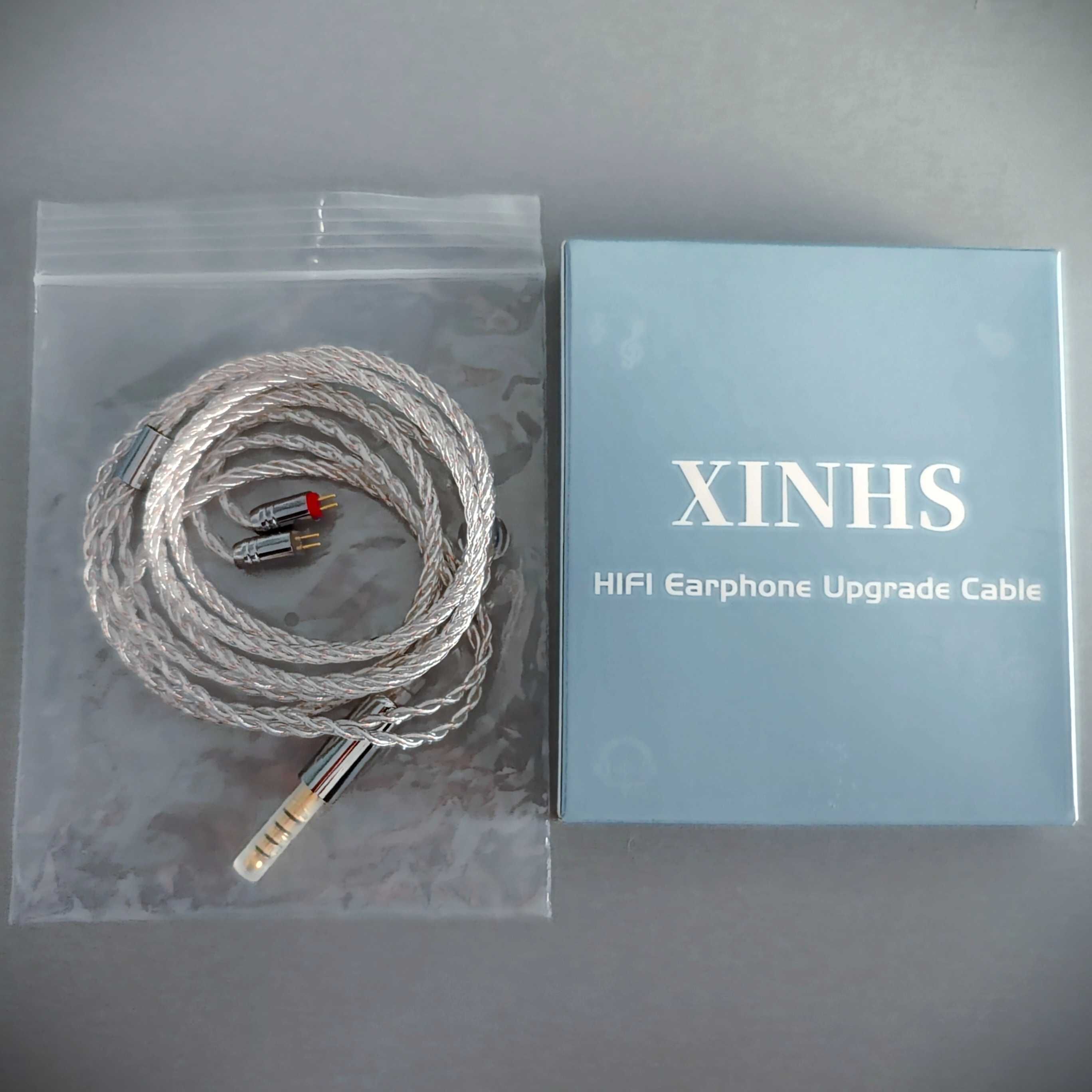 XINHS Kabel Posrebrzany 5N 2Pin 0.78 4.4mm