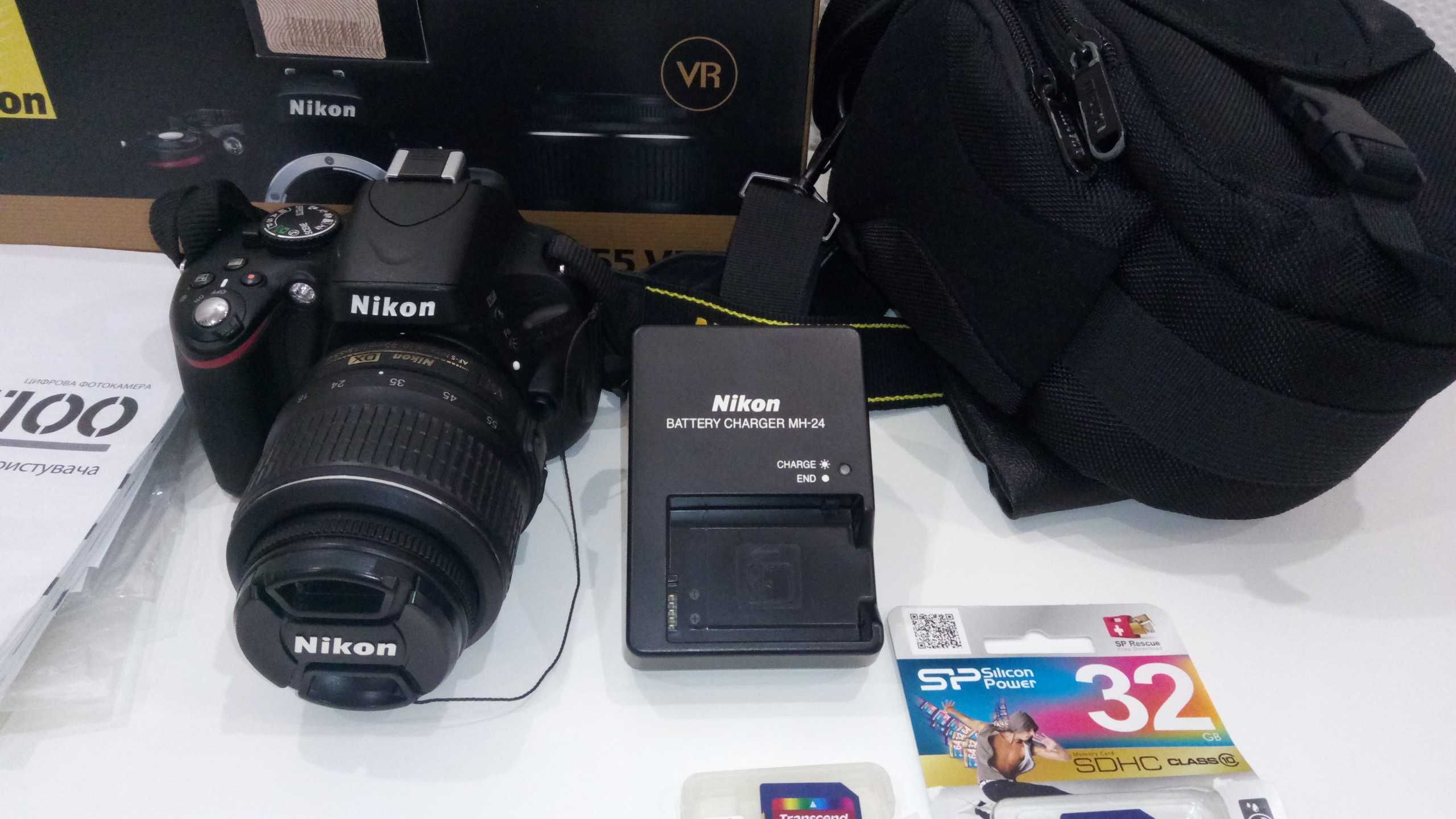 Nicon D5100 18-55VR Kit.  Цифровая фотокамера + принадлежности