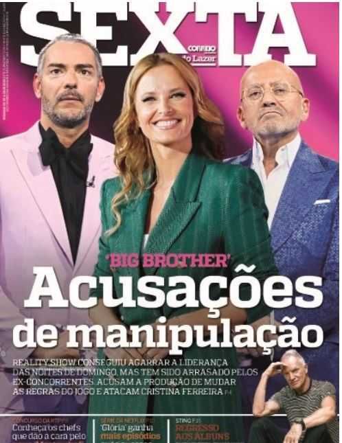 5  Revistas diversas sobre Cristina Ferreira - Lote 2