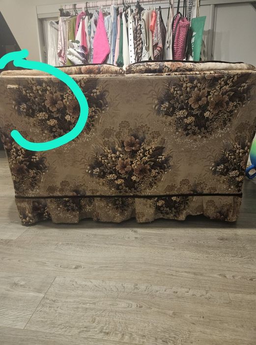 Sofa do siedzenia  kwiaty