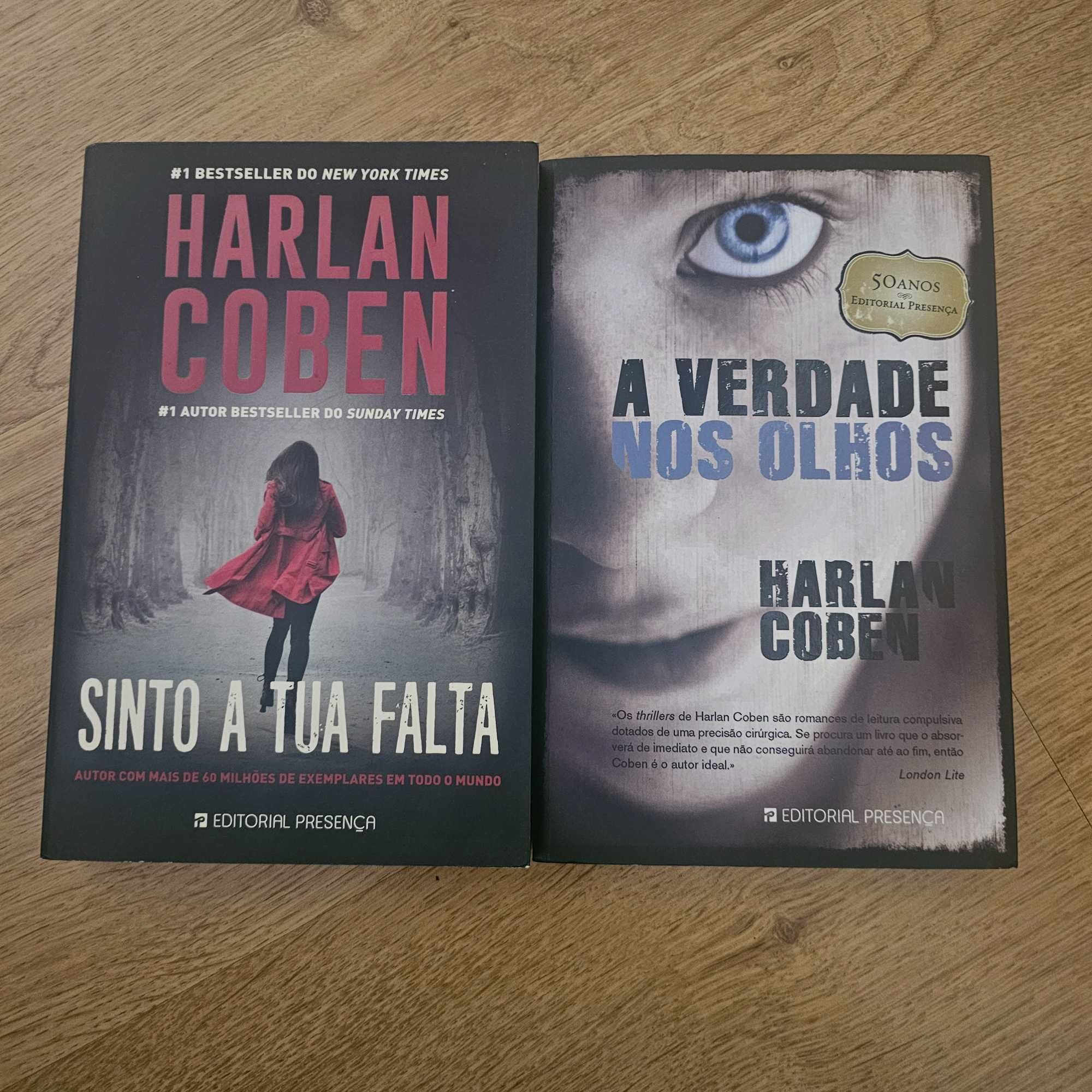 Conjunto 2 livros Harlan Coben