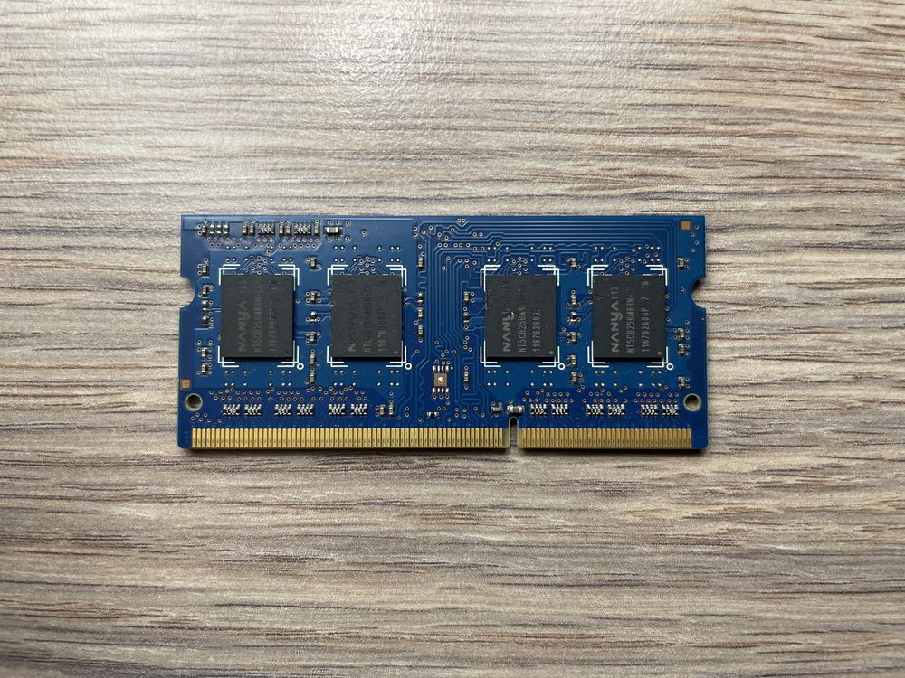 Nanya Pamięć RAM 2GB SODIMM DDR3 1333MHz
