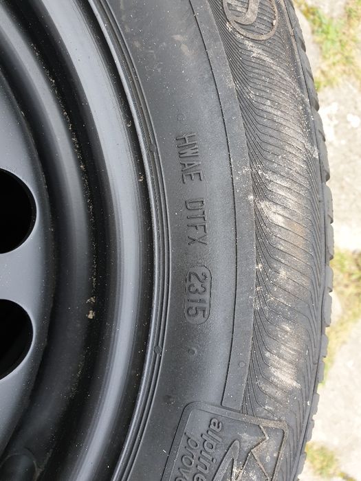 koła zimowe kompletne vw caddy 15r