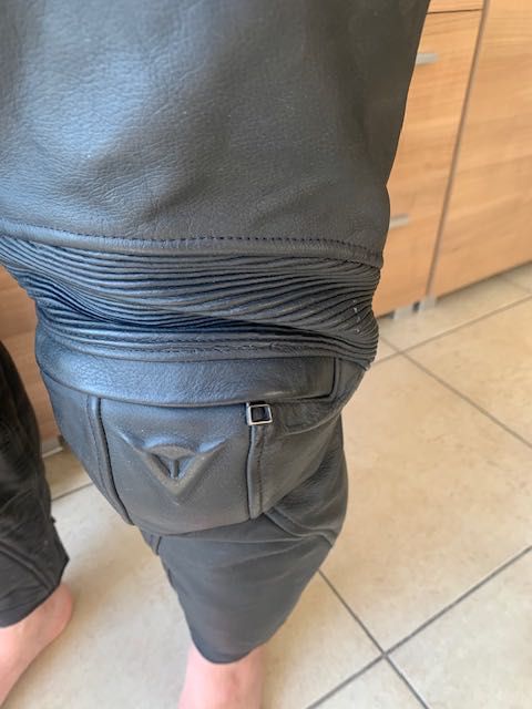 Spodnie skórzane DAINESE 26/ L 52 Skóra męskie protektory 170-174 cm