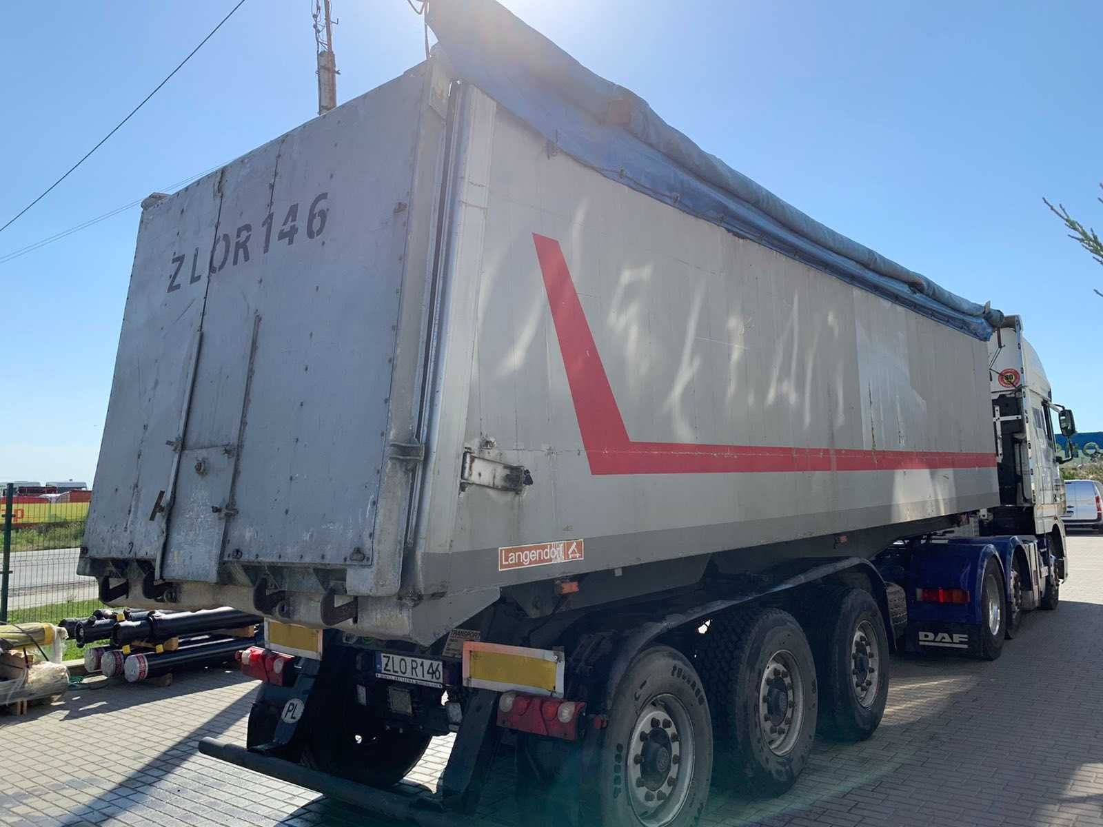 Напівпричіп самоскид Langendorf, BPW ECO Plus, дискові гальма, алюм.