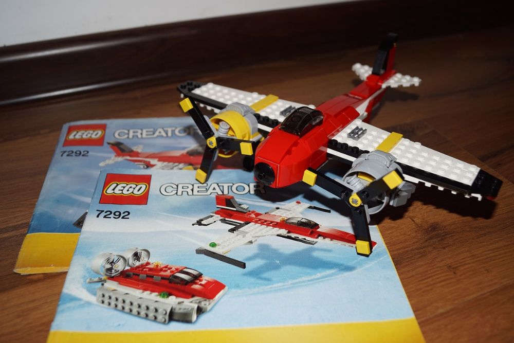 LEGO Creator 7292 samolot śmigłowiec poduszkowiec 3 w 1