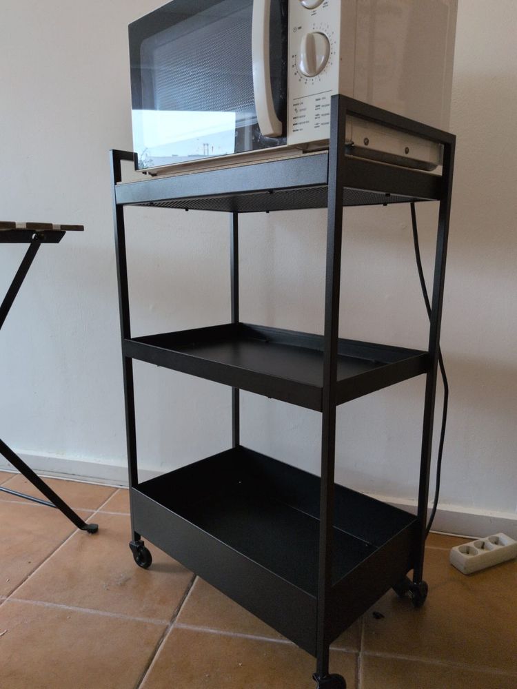 Carrinho, preto (IKEA) – como novo