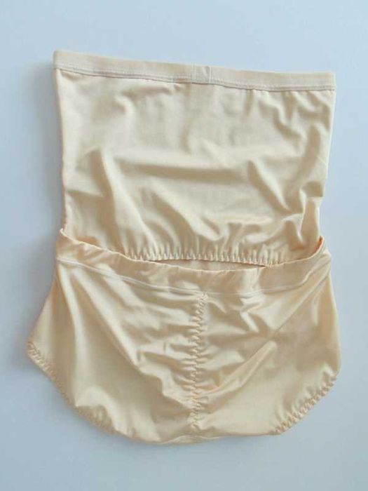 Wysokie beżowe majteczki modelujące wyszczuplające M/L