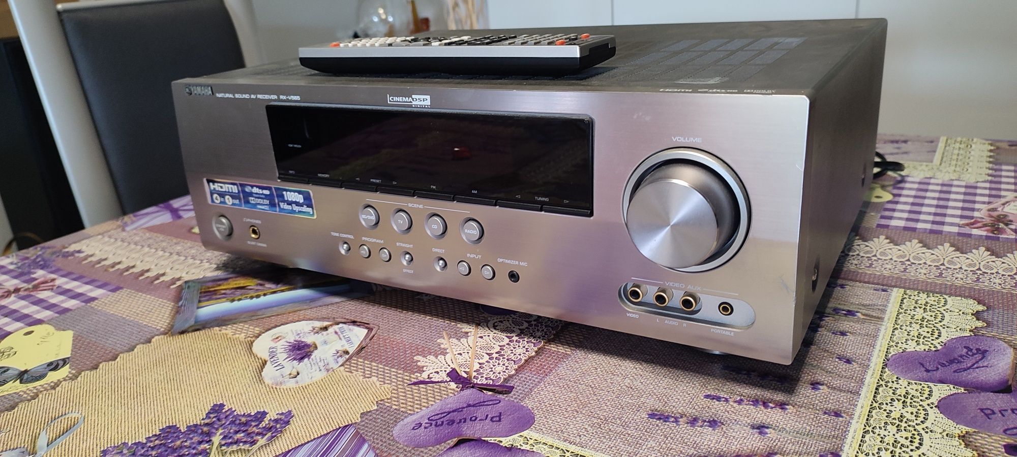 Yamaha RX V565. Wzmacniacz,  Amplituner
