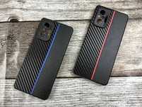 Etui Case Carbon do Xiaomi Redmi Note 10 Pro + Szkło