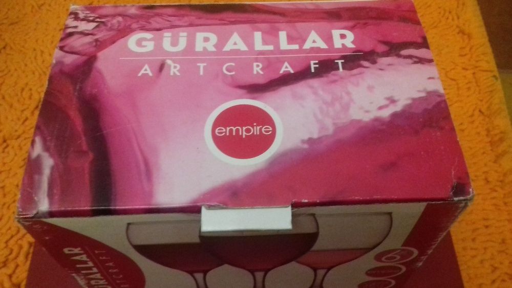 Conjunto novo 6 copos 340ml Gurallar Artcraft Empire