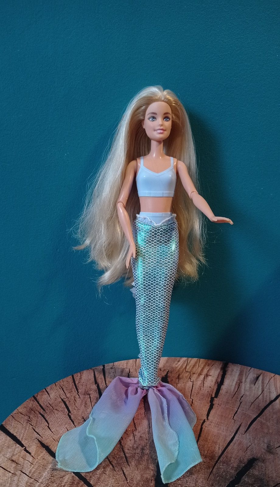 Mattel Barbie Genuine lalka syrenka włosy zmieniające kolor 2021 r.