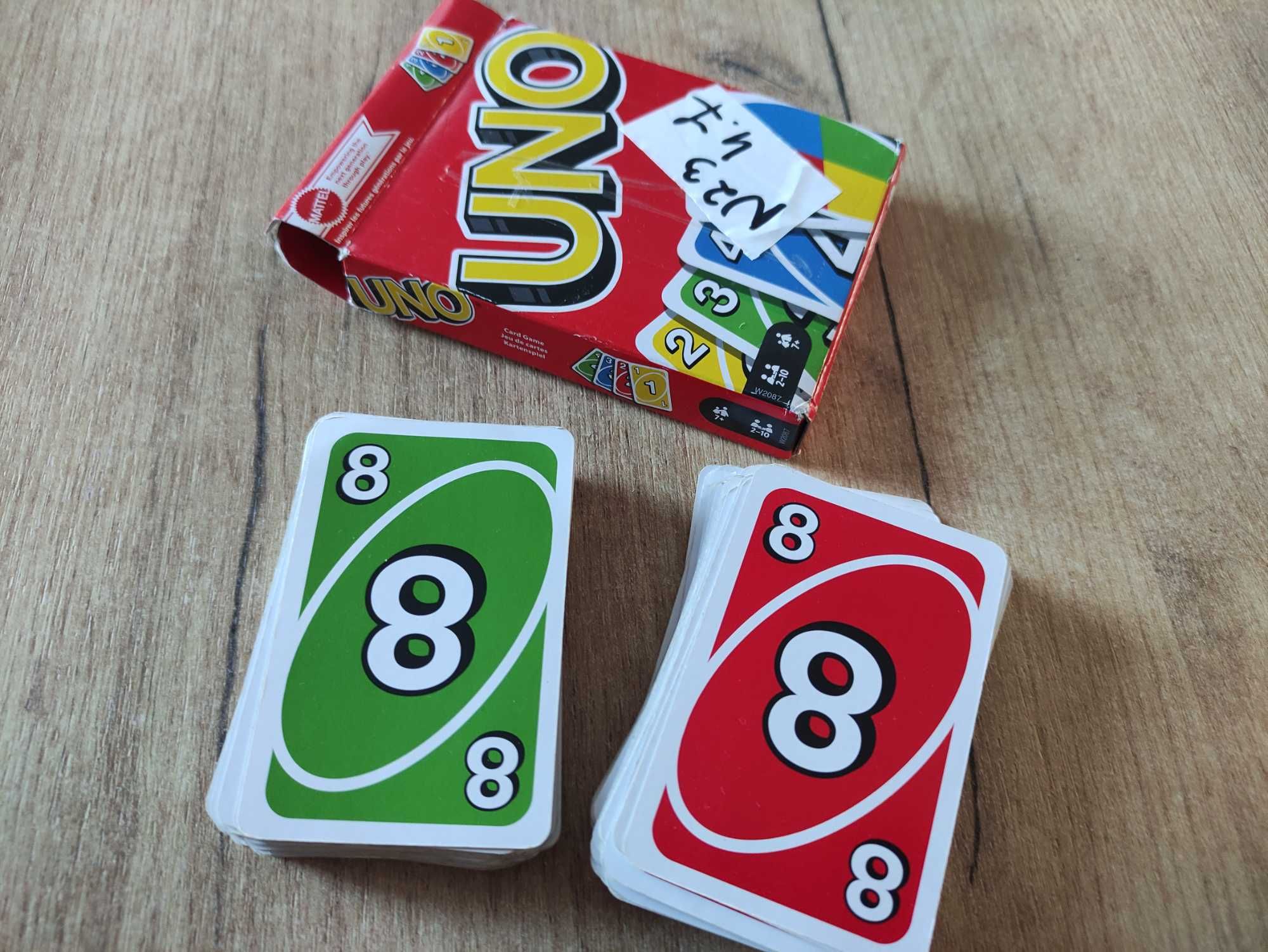 Uno gra karty do gry oryginalne mattel