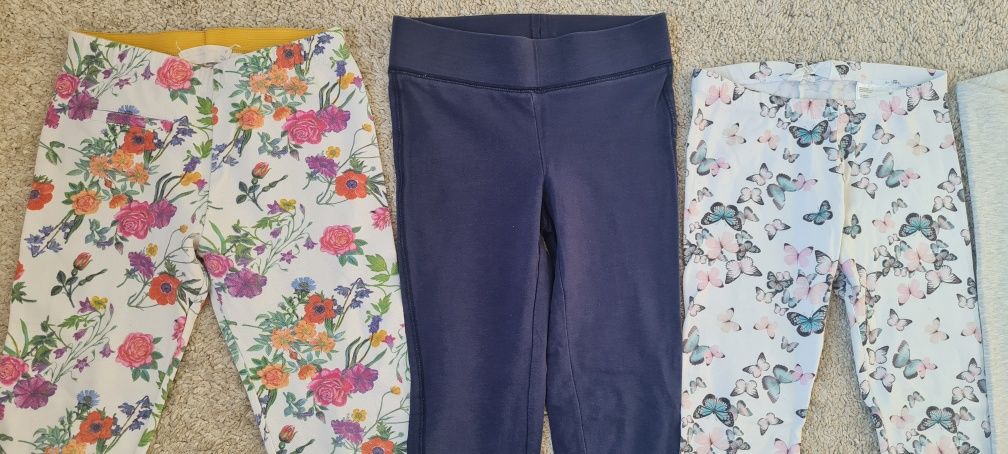 Legginsy dla dziewczynki zestaw 128 134 H&M hm