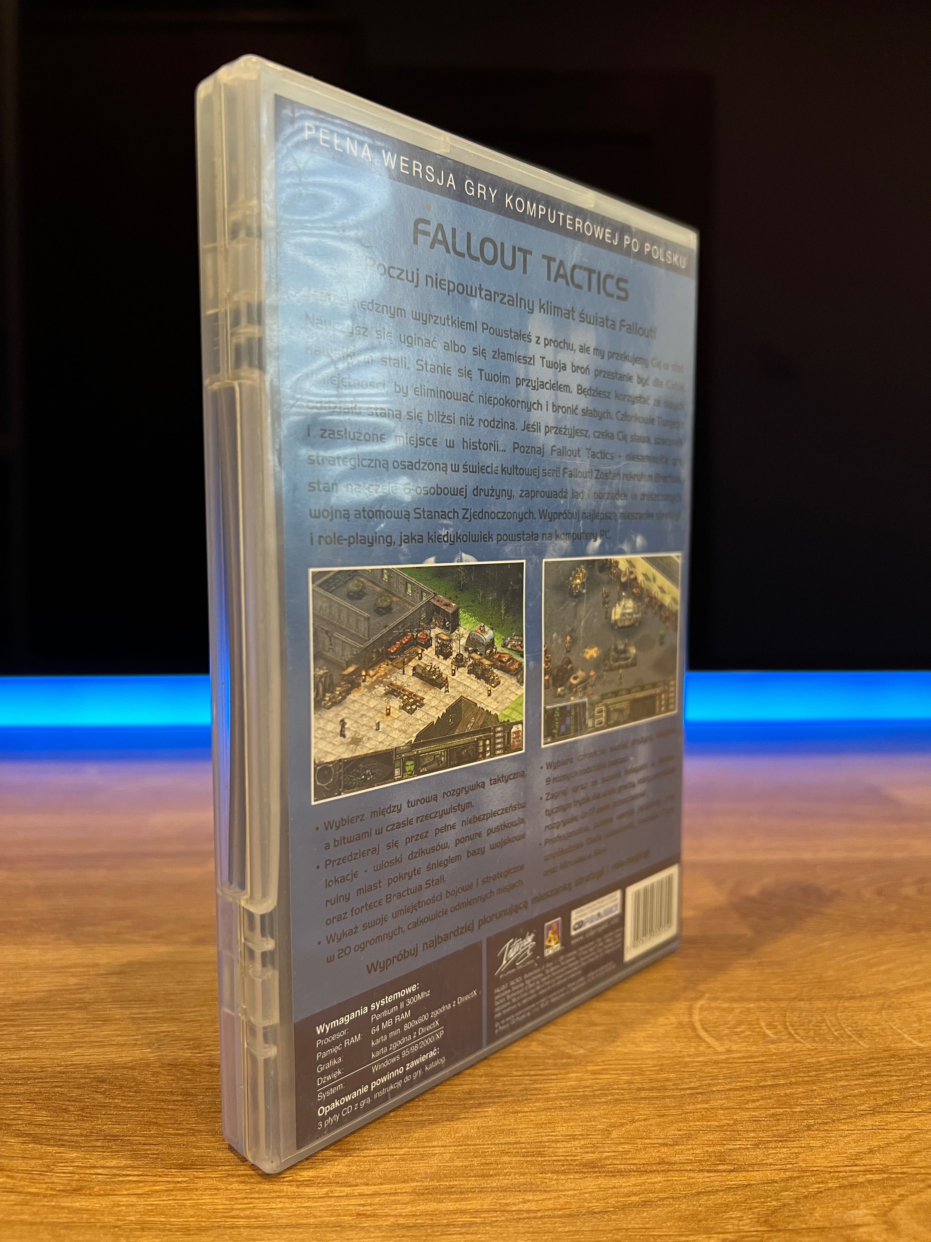 Fallout Tactics (PC PL 2001) CD BOX kompletne wydanie eXtra Klasyka