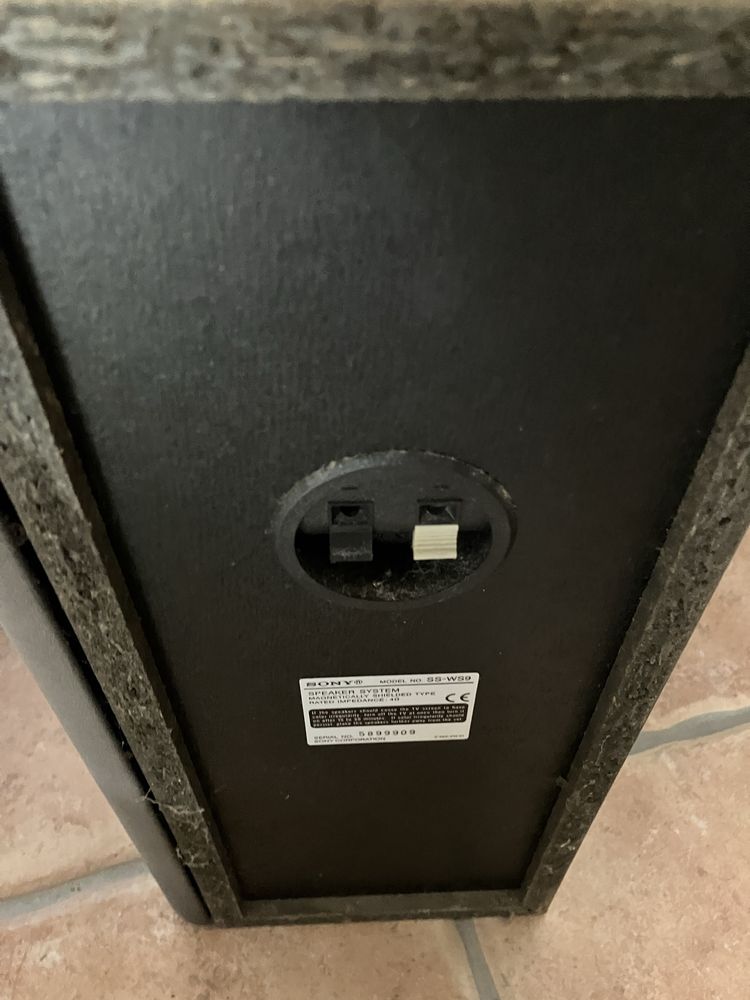 Colunas sony antigas