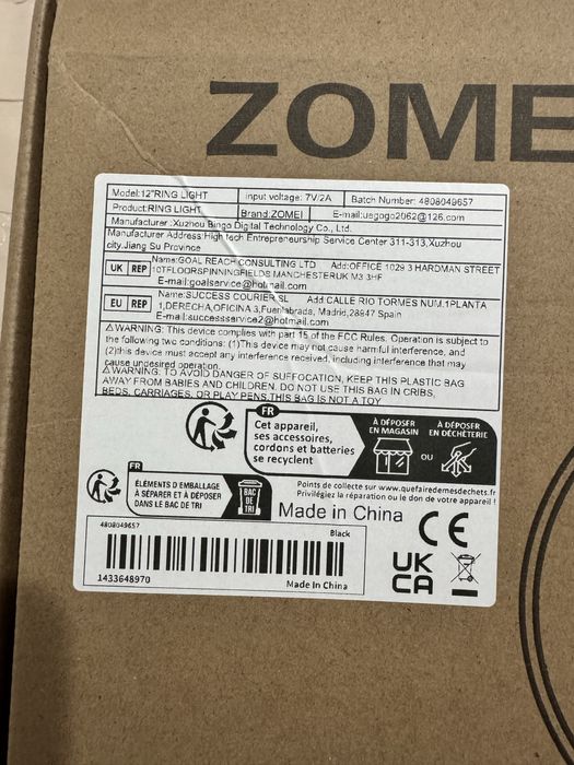 Ringh ligth 12” NOVO