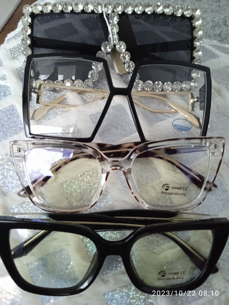 Nowe damskie okulary zerówki