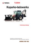 Instrukcja obsługi Terex TLB840 DTR