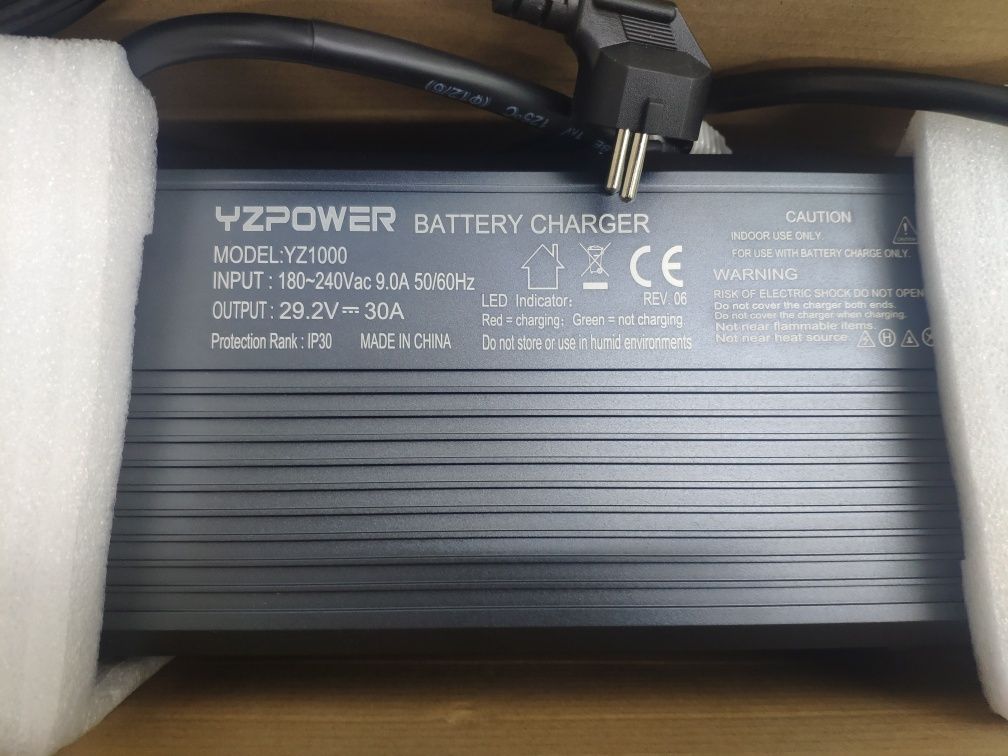 Зарядное устройство YZPOWER 24V 30A для LiFePO4