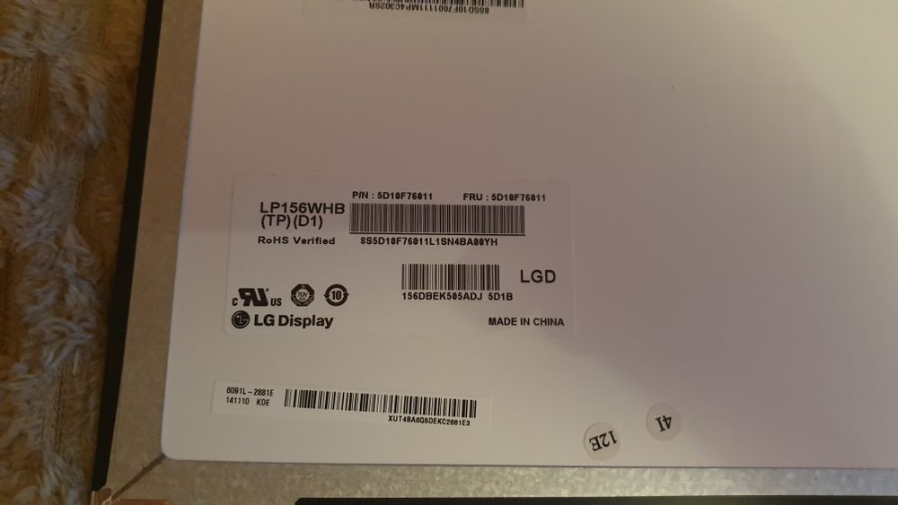 Matryca LG LP156WHB 15,6 30 pin stan bdb