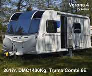 Bailey Pegasus Verona 4  Bailey Pegasus Verona 4 2017r 1400kg - Jak NOWA