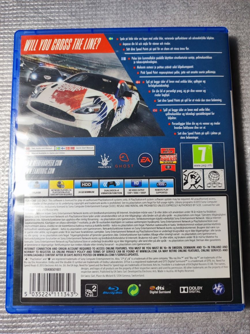 Need for Speed Rivals | Gra PS4