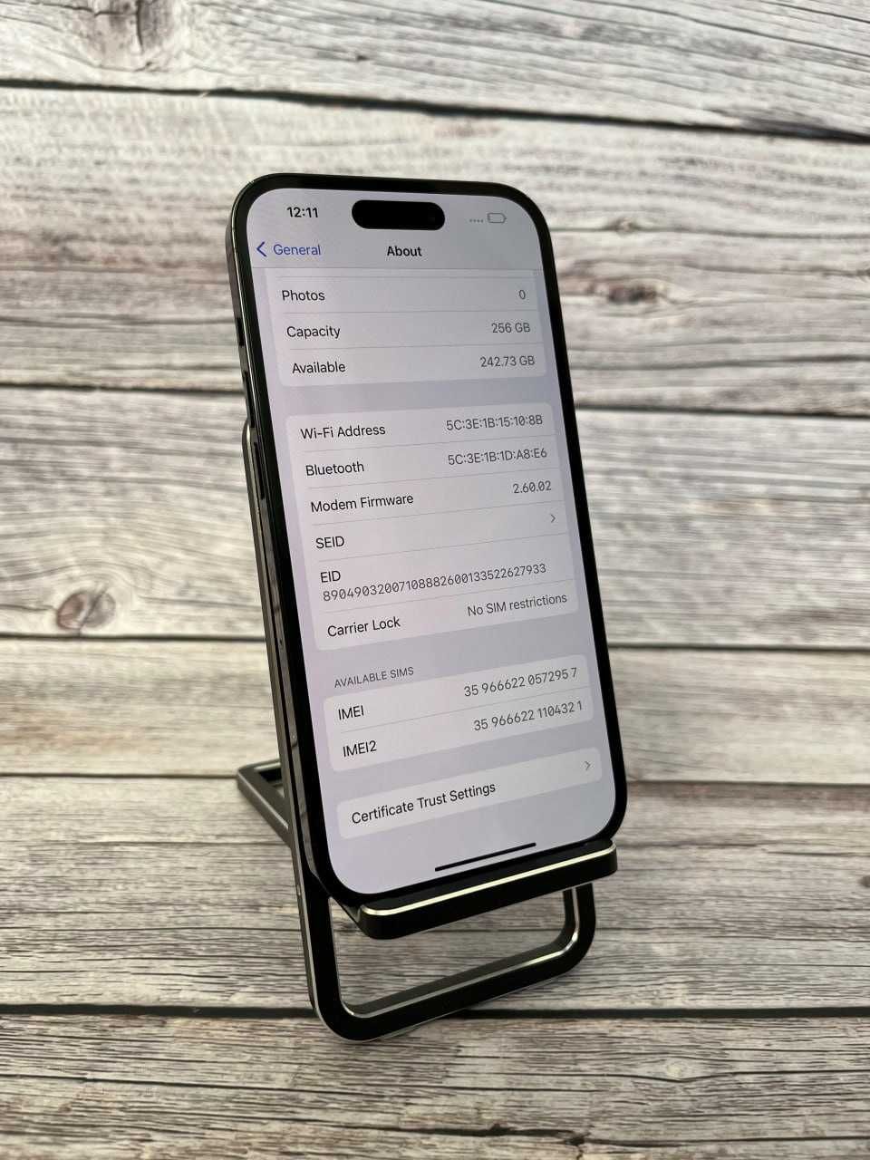 IPhone 14 pro black 256gb!!! NEVERLOCK!! З Європи!! 95%