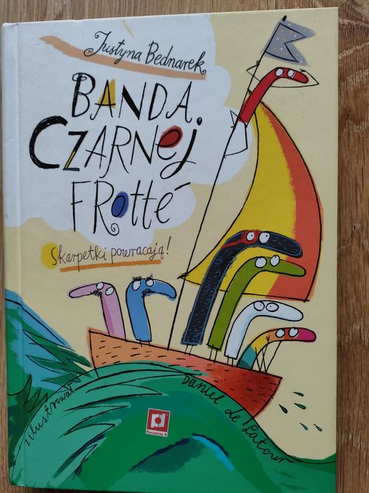 Banda czarnej frotte - seria Skarpetki