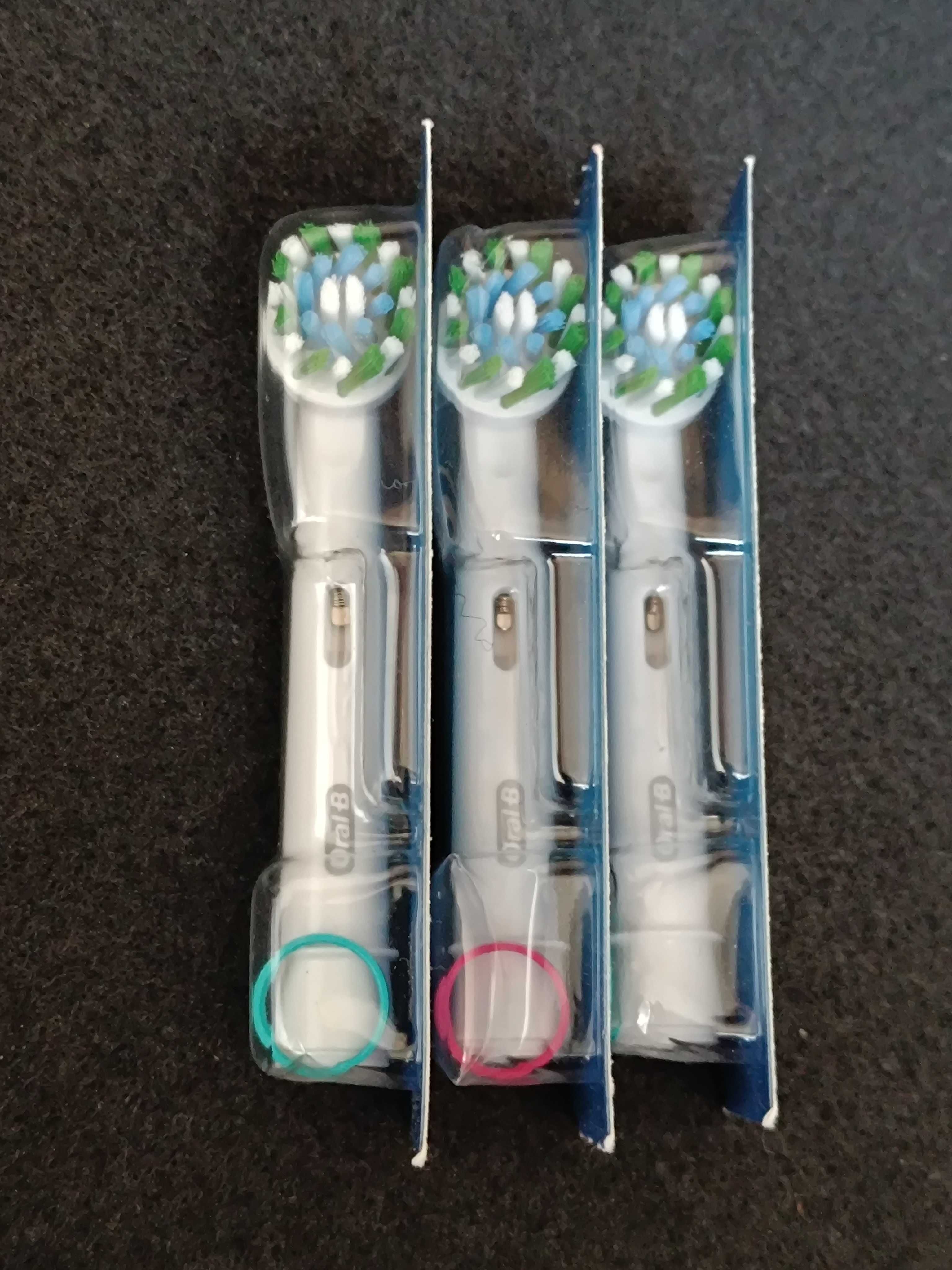 Końcówki do szczoteczki BRAUN Oral-B Cross Action oraz PRO 1 , 2 , 3