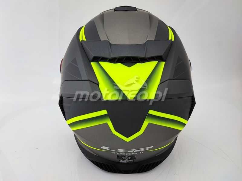 HIT! Kask z Blendą i Pinlockiem LS2 FF800 Storm 2 NERVE Mat Bl. Yellow
