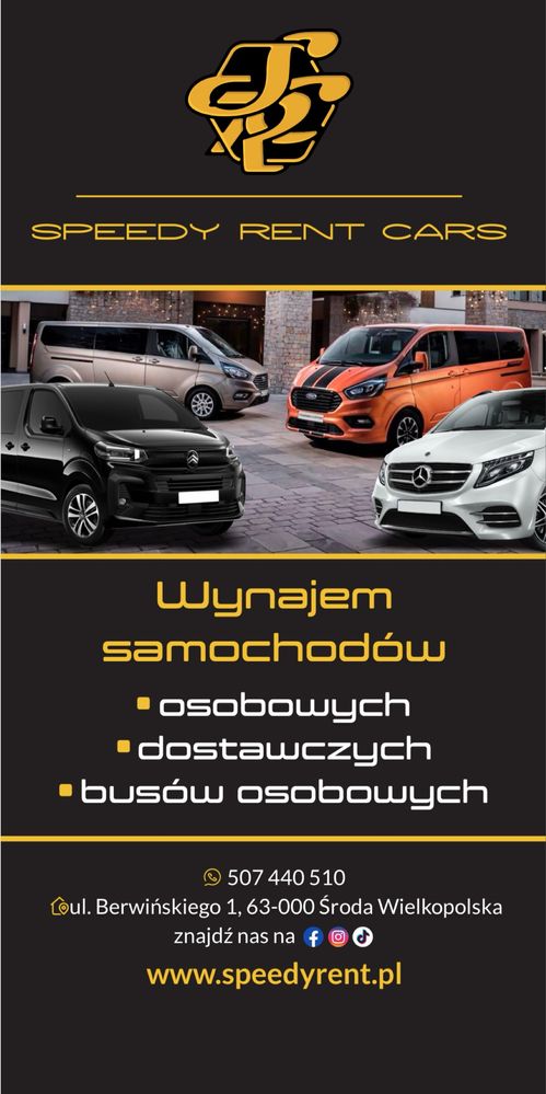 Wynajem wypozyczalnia samochodów BUS BUSA 8/9os Ford  4x4 Automat