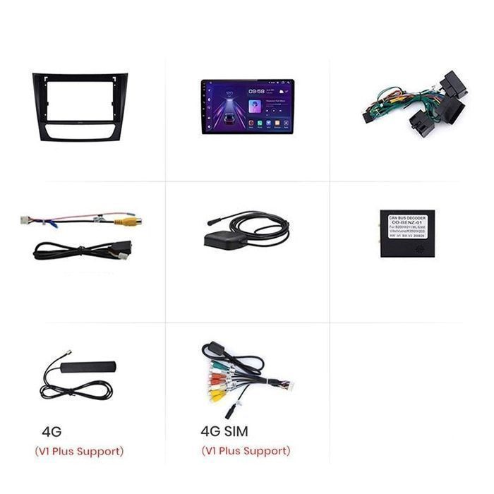 Radio nawigacja Mercedes Benz E W211 - 2002 - 2010 Android 4GB 64GB