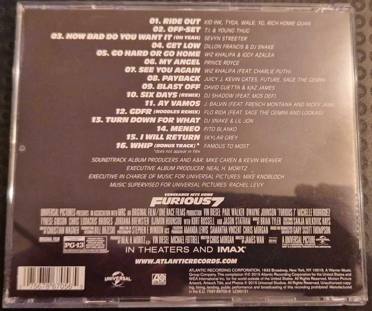 Furious 7 - OST - Original Motion Picture Soundtrack