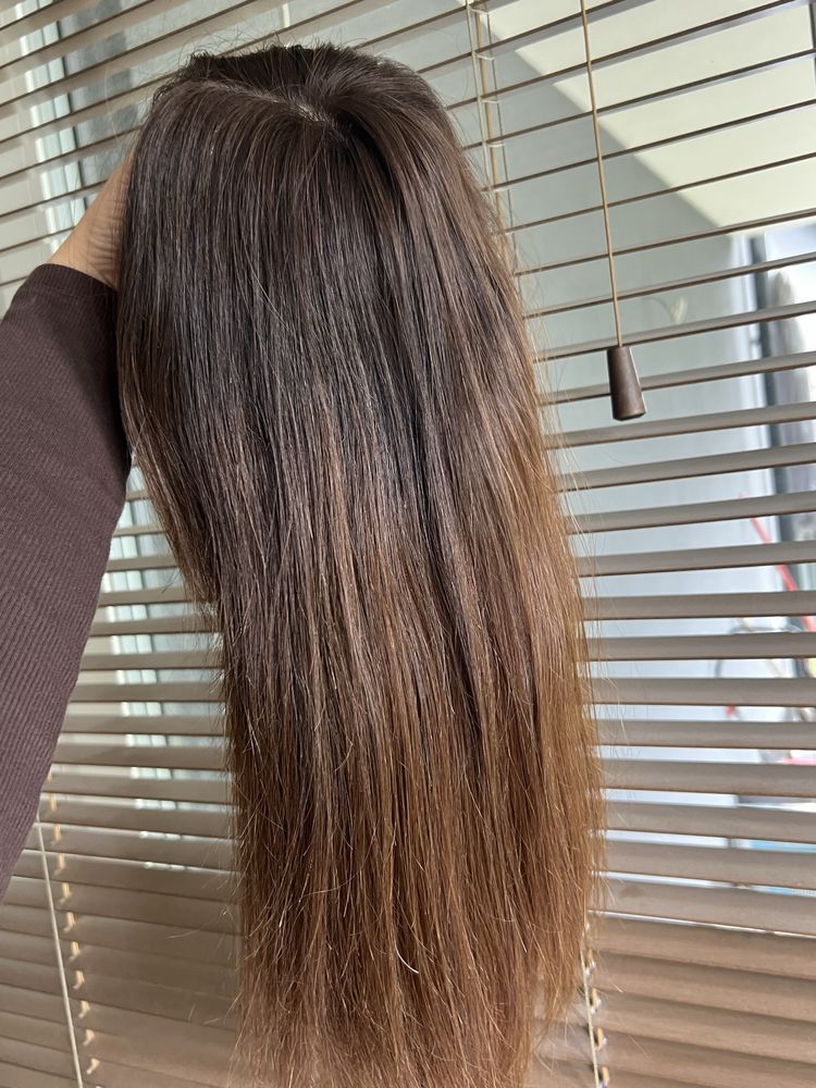 Topper Hairlux w swietnym stanie ombre 45cm wlos naturalny europejski